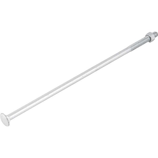 Parafuso francês zincado 3/8" x 12" com porca caixa com 50 peças VONDER