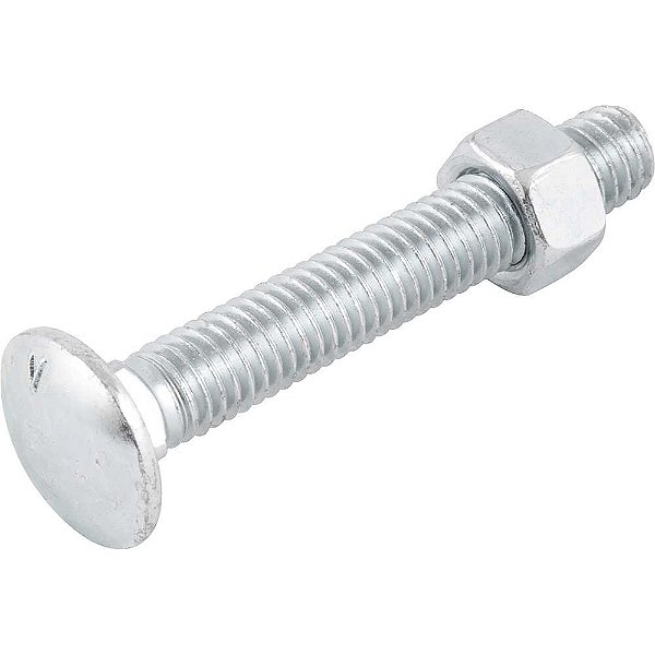 Parafuso francês zincado 3/8" x 2.1/2" com porca VONDER