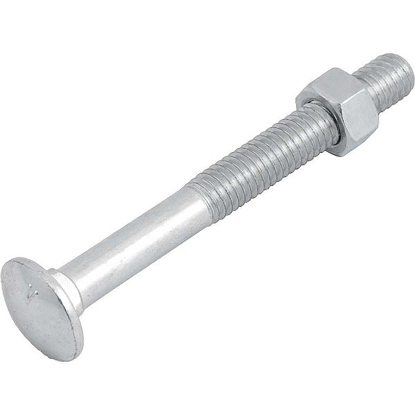 Parafuso francês zincado 3/8" x 3.1/2" com porca VONDER