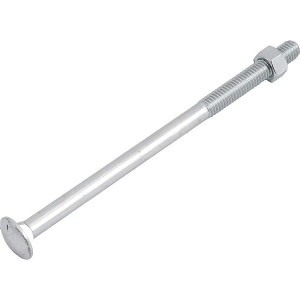 Parafuso francês zincado 3/8" x 6.1/2" com porca caixa com 50 peças VONDER