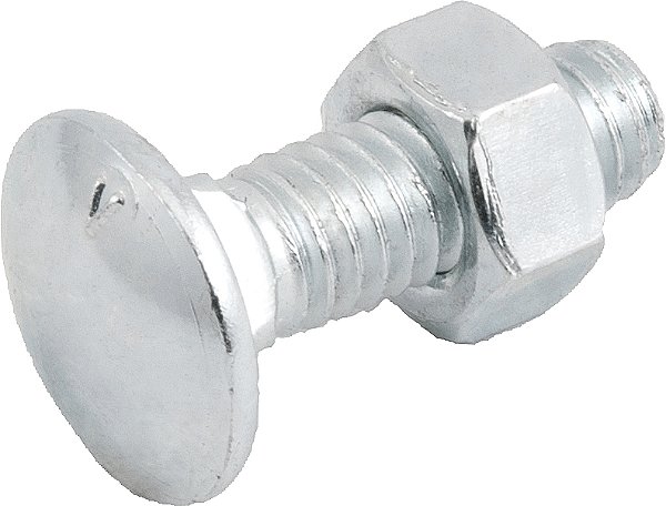 Parafuso francês zincado 5/16" x 1" com porca caixa com 200 peças VONDER