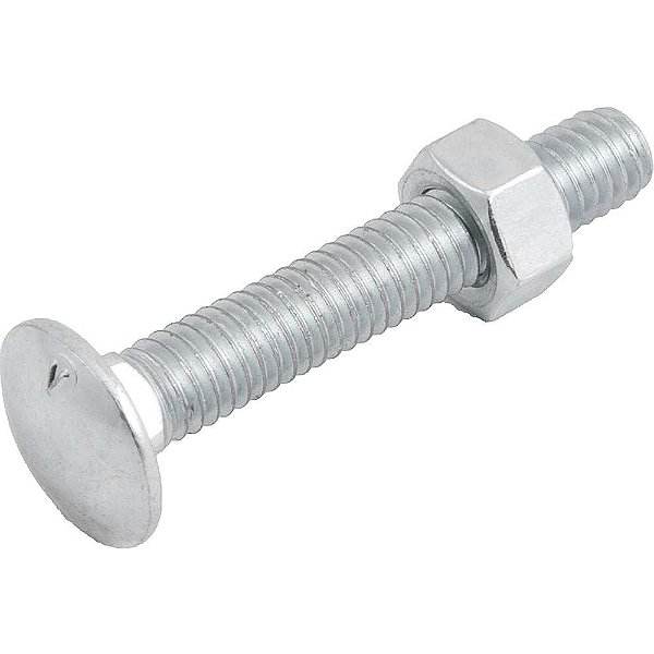 Parafuso francês zincado 5/16" x 2" com porca caixa com 200 peças VONDER