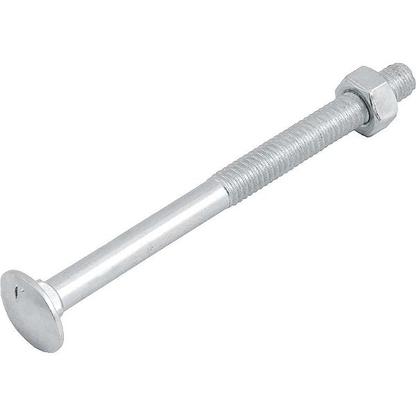 Parafuso francês zincado 5/16" x 4" com porca VONDER
