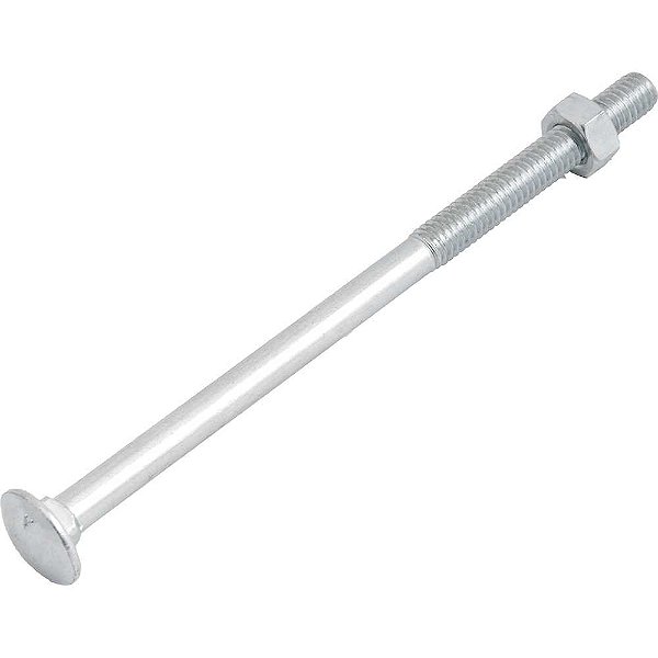 Parafuso francês zincado 5/16" x 5.1/2" com porca VONDER