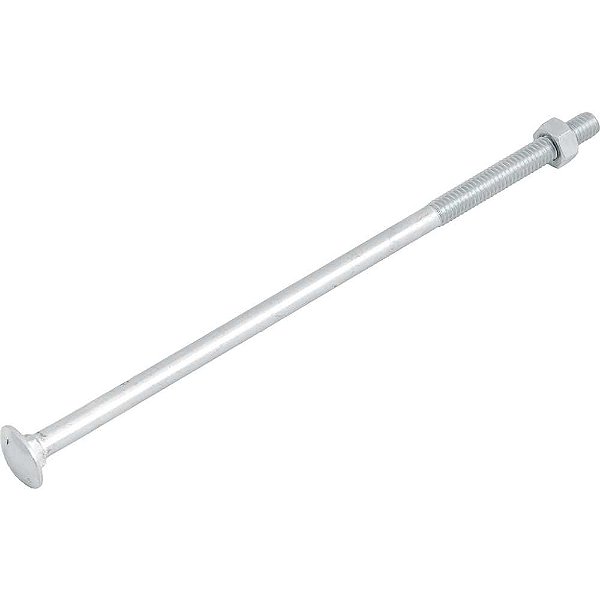 Parafuso francês zincado 5/16" x 8" com porca caixa com 50 peças VONDER