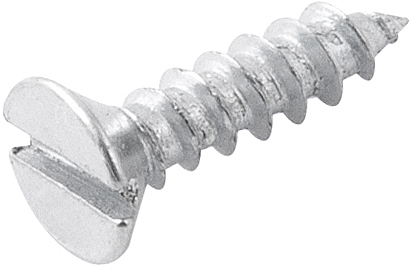 Parafuso madeira 2,8mm x 12mm cabeça chata zincado caixa com 500 peças VONDER