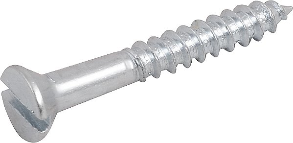 Parafuso madeira 3,8mm x 30mm cabeça chata zincado VONDER