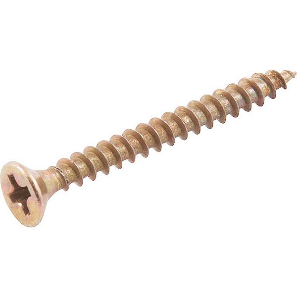 Parafuso madeira chipboard cabeça chata fenda cruzada/phillips 3,0mm x 30,0mm caixa com 500 peças VONDER