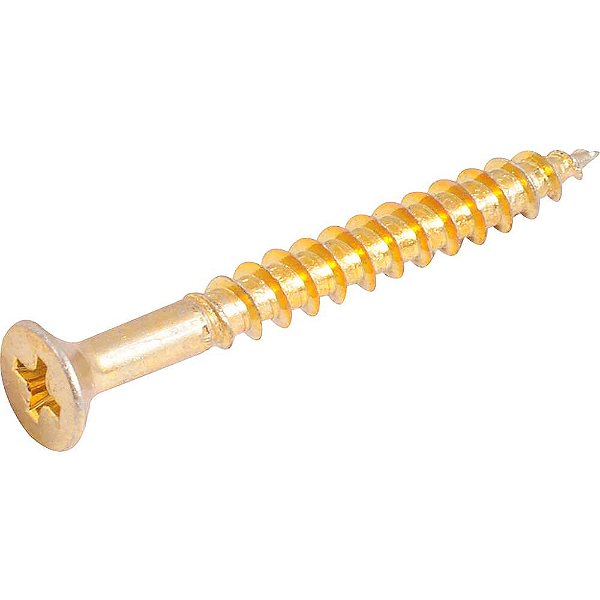 Parafuso madeira chipboard cabeça chata fenda cruzada/phillips 4,5mm x 40,0mm VONDER