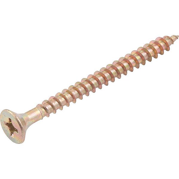 Parafuso madeira chipboard cabeça chata fenda cruzada/phillips 6,0mm x 70,0mm VONDER