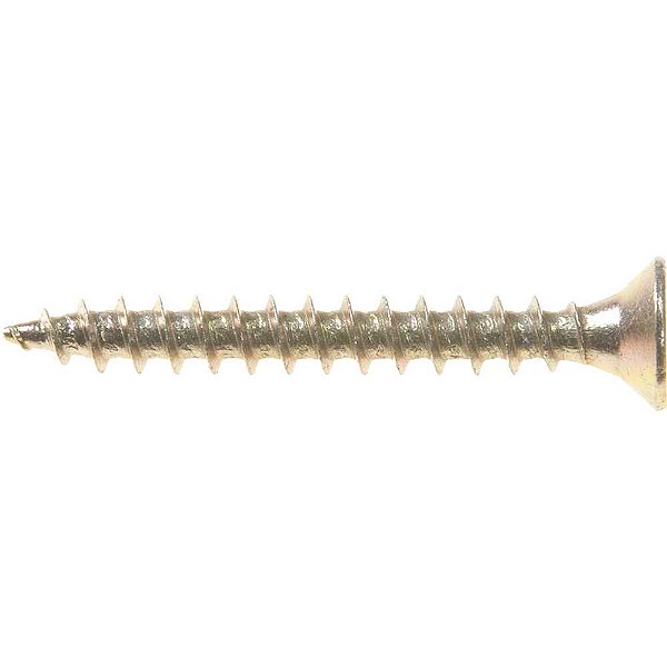 Parafuso madeira chipboard cabeça chata fenda cruzada/pozidrive 3,5mm x 30,0mm caixa com 500 peças VONDER