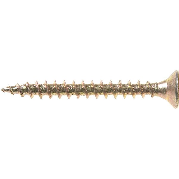 Parafuso madeira chipboard cabeça chata fenda cruzada/pozidrive 4,0mm x 35,0mm caixa com 500 peças VONDER
