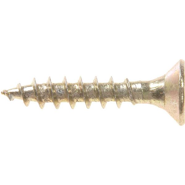 Parafuso madeira chipboard cabeça chata fenda cruzada/pozidrive 4,5mm x 25,0mm caixa com 500 peças VONDER