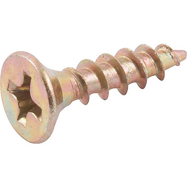 Parafuso madeira chipboard cabeça chata fenda cruzada/phillips 3,5mm x 14,0mm caixa com 1.000 peças VONDER