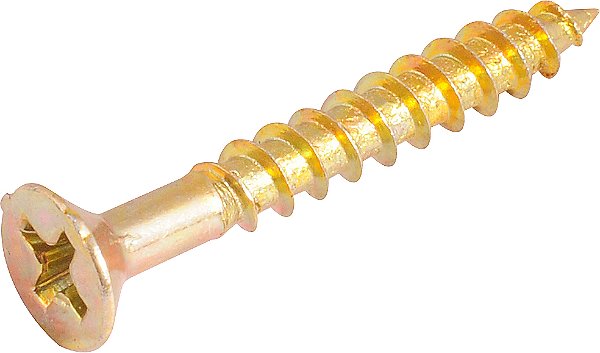 Parafuso madeira chipboard cabeça chata fenda cruzada/phillips 4,0mm x 30,0mm VONDER