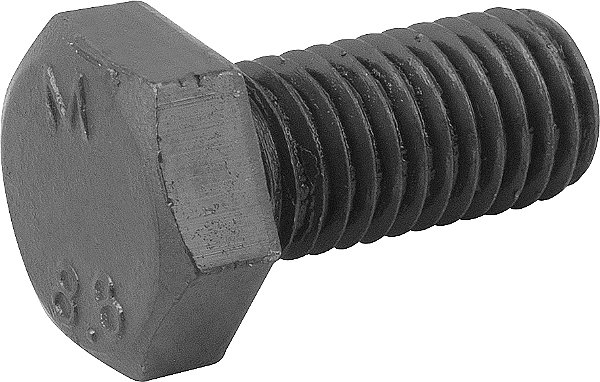 Parafuso sextavado 8.8 12mm x 25mm MA rosca total DIN 933 VONDER