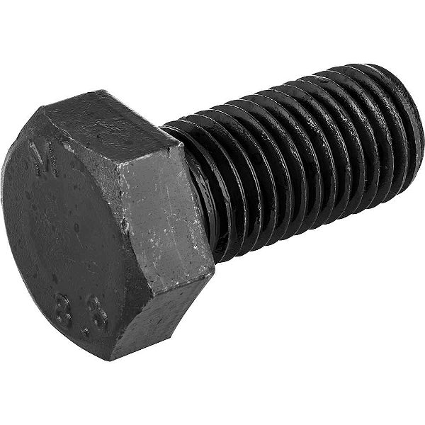 Parafuso sextavado 8.8 24mm x 50mm MA rosca total DIN 933 caixa com 20 peças VONDER