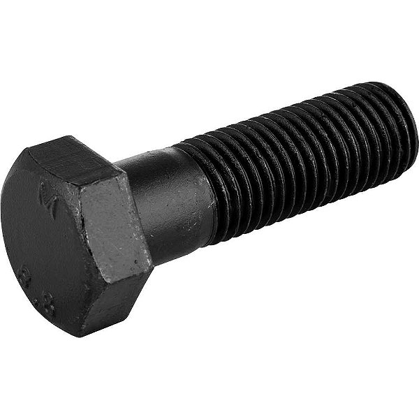 Parafuso sextavado 8.8 24mm x 80mm MA rosca parcial DIN 931  Kit com 10 peças VONDER