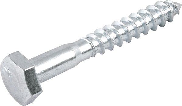 Parafuso sextavado rosca soberba 1/4" x 45mm cartela com 4 peças VONDER