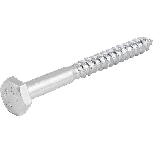 Parafuso sextavado rosca soberba 1/4" x 60mm cartela com 4 peças VONDER