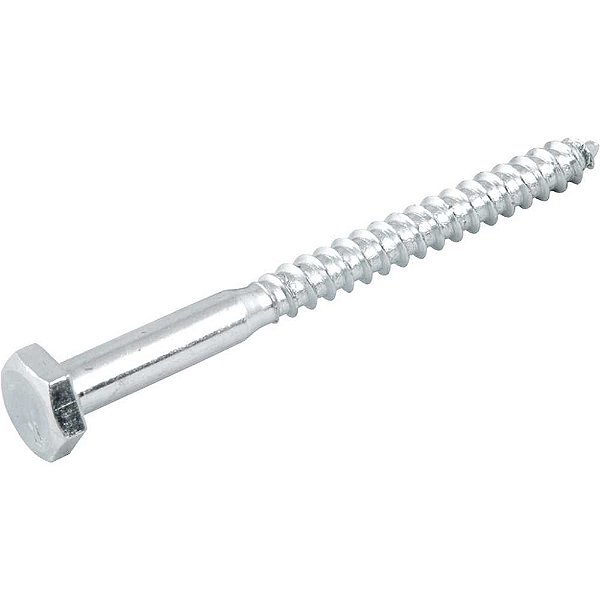 Parafuso sextavado rosca soberba 1/4" x 75mm cartela com 4 peças VONDER