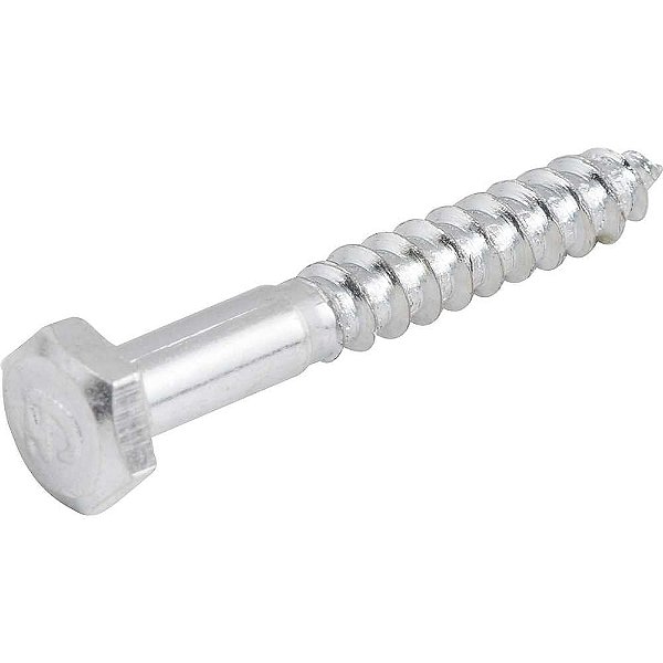 Parafuso sextavado rosca soberba 3/16" x 35mm cartela com 5 peças VONDER