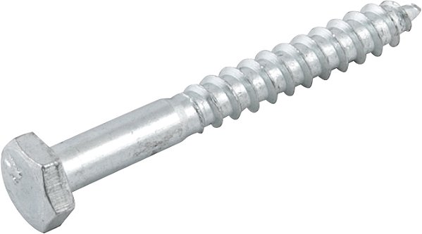 Parafuso sextavado rosca soberba 3/16" x 40mm cartela com 5 peças VONDER