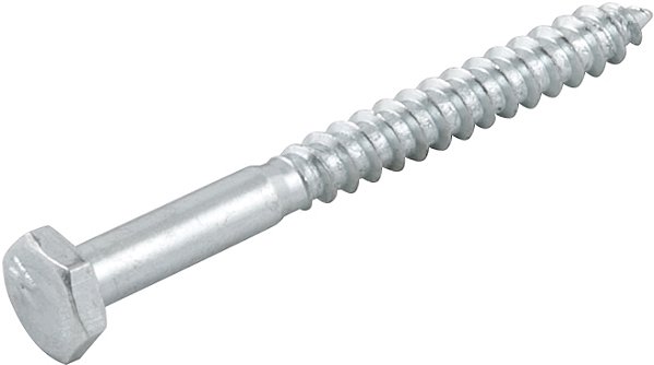 Parafuso sextavado rosca soberba 3/16" x 50mm cartela com 5 peças VONDER