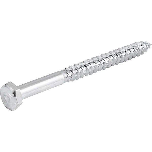 Parafuso sextavado rosca soberba 3/16" x 60mm cartela com 5 peças VONDER