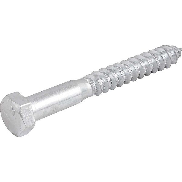 Parafuso sextavado rosca soberba 3/8" x 80mm cartela com 2 peças VONDER