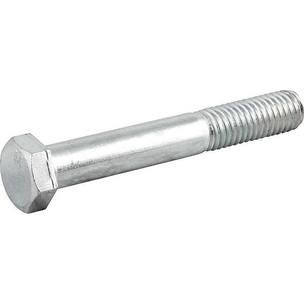 Parafuso sextavado zincado 1/2" x 3.1/2" UNC rosca parcial caixa com 50 peças VONDER