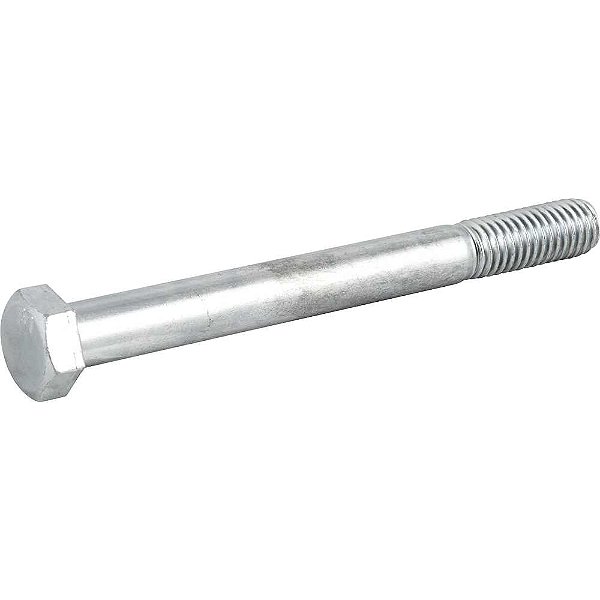 Parafuso sextavado zincado 1/2" x 5" UNC rosca parcial caixa com 50 peças VONDER