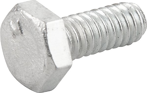 Parafuso sextavado zincado 1/4" x 5/8" UNC rosca total caixa com 500 peças VONDER