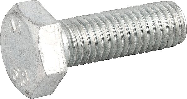 Parafuso sextavado zincado 10mm x 30mm MA rosca total VONDER