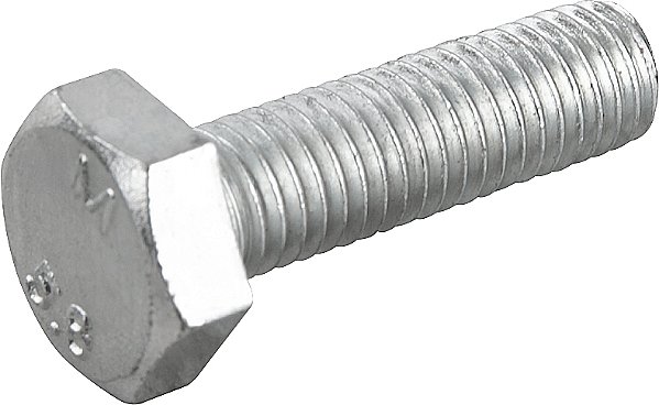 Parafuso sextavado zincado 10mm x 35mm MA rosca total VONDER