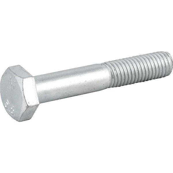Parafuso sextavado zincado 10mm x 60mm MA rosca parcial VONDER