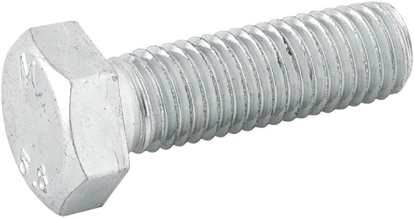 Parafuso sextavado zincado 14mm x 45mm MA caixa com 50 peças VONDER