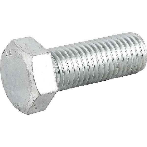Parafuso sextavado zincado 3/4" x 2" UNC rosca total VONDER
