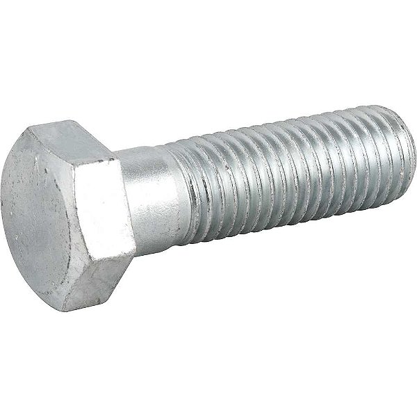 Parafuso sextavado zincado 3/4" x 2.1/2" UNC rosca parcial caixa com 20 peças VONDER