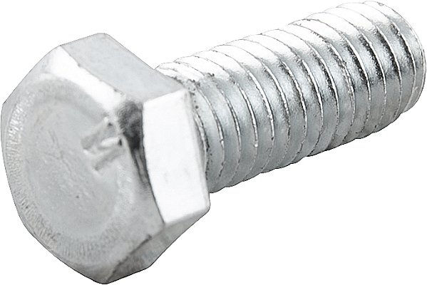 Parafuso sextavado zincado 3/8" x 1" UNC rosca total caixa com 200 peças VONDER