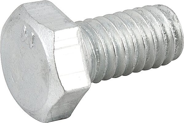 Parafuso sextavado zincado 5/16" x 5/8" UNC rosca total caixa com 500 peças VONDER
