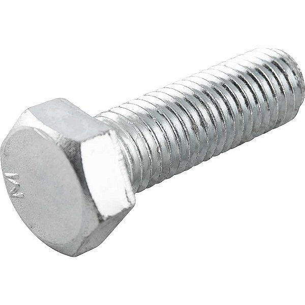 Parafuso sextavado zincado 5/8" x 2" UNC rosca total caixa com 50 peças VONDER