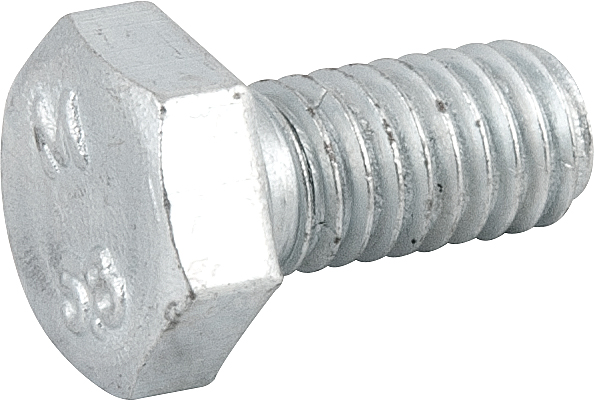 Parafuso sextavado zincado 6mm x 12mm MA rosca total caixa com 500 peças VONDER