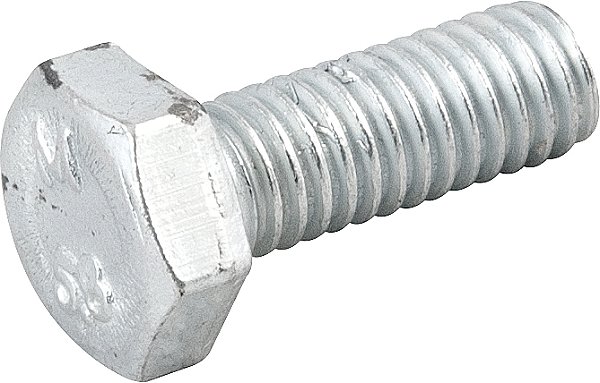 Parafuso sextavado zincado 6mm x 16mm MA rosca total caixa com 500 peças VONDER
