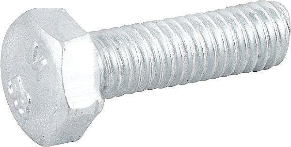 Parafuso sextavado zincado 6mm x 20mm MA rosca total caixa com 500 peças VONDER