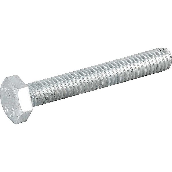 Parafuso sextavado zincado 6mm x 40mm MA rosca total caixa com 200 peças VONDER