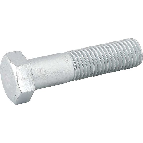 Parafuso sextavado zincado 7/8" x 2.1/2" UNC rosca parcial caixa com 20 peças VONDER
