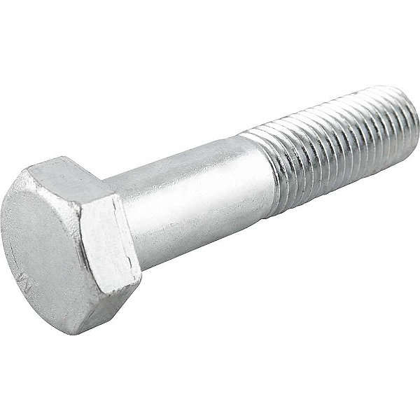 Parafuso sextavado zincado 7/8" x 5.1/2" UNC rosca parcial  Kit com 10 peças VONDER