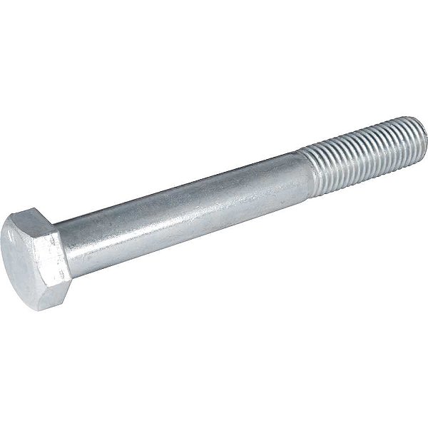 Parafuso sextavado zincado 7/8" x 7.1/2" UNC rosca parcial  Kit com 10 peças VONDER
