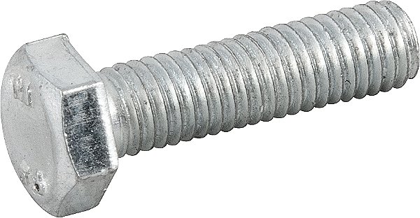 Parafuso sextavado zincado 8mm x 30mm MA rosca total caixa com 200 peças VONDER